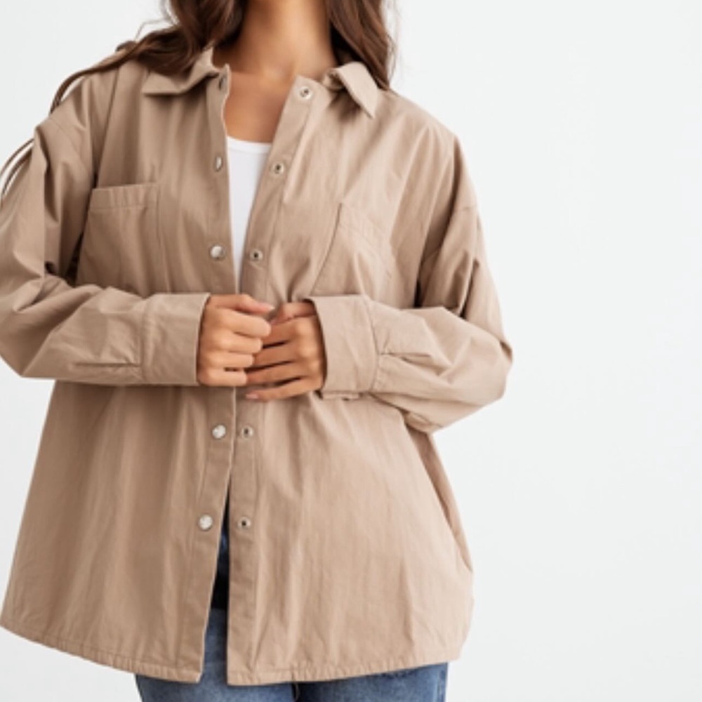 Over size jacket.